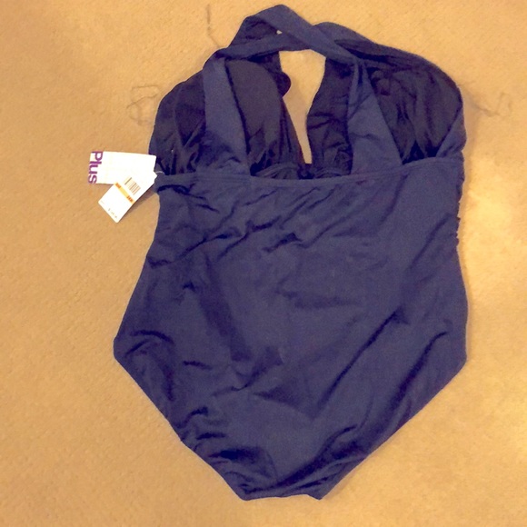 💥HP💥MICHAEL KORS (24W) New Navy one piece swimwear - Picture 10 of 10